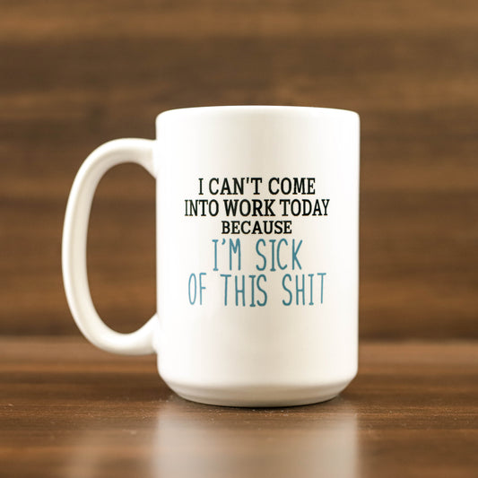 I can't come into work