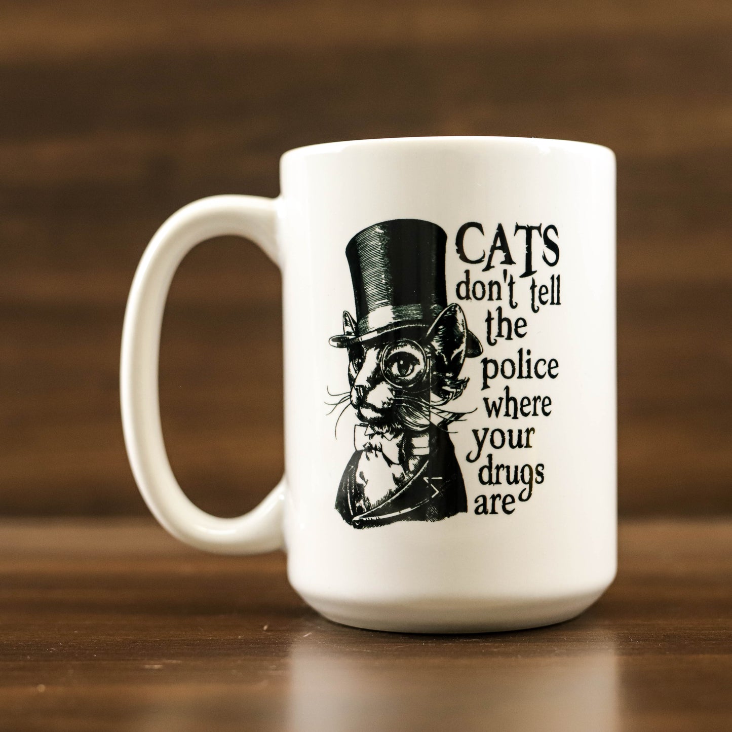 Cats don't tell the police